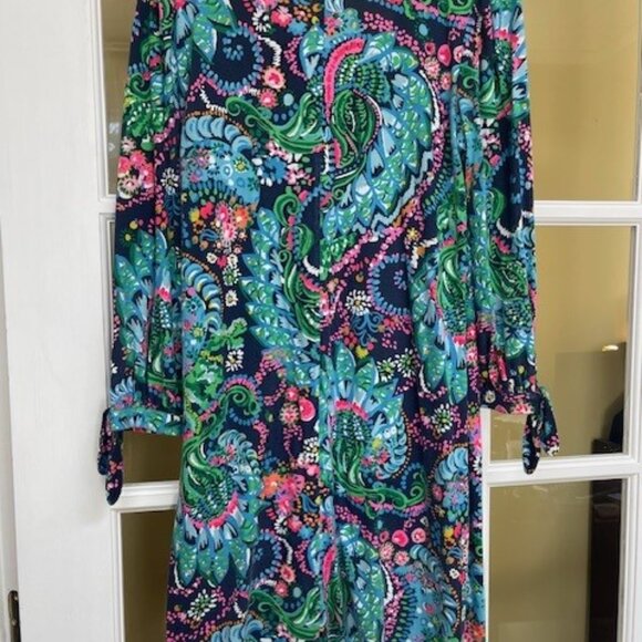 LILLY PULITZER CATH DRESS - TAKE ME TO THE SEA - Picture 6 of 6